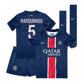 Paris Saint-Germain Marquinhos #5 Heimtrikot 2024-25 Kurzarm (+ kurze hosen)